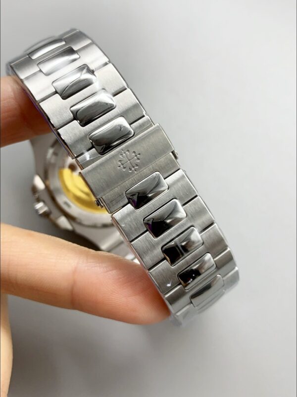 Patek Philippe Nautilus Stainless Steel Grey Blue Dial 1:1 Superclone