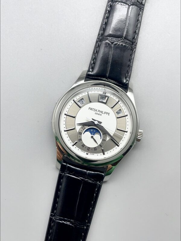 Patek Philippe 5205-001 Complications MoonPhase Light Grey Dial(1:1Super Clone)