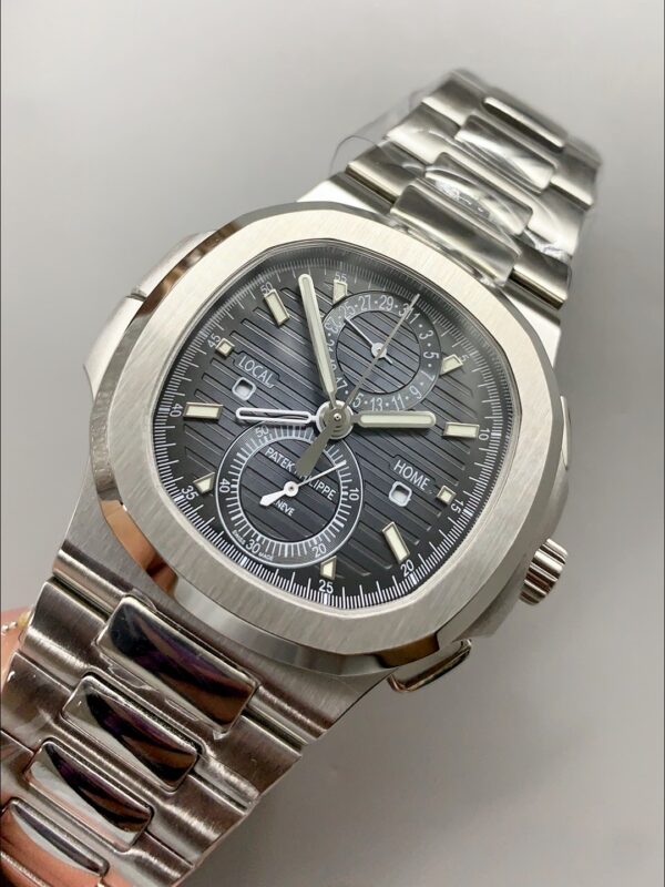 Patek Philippe Nautilus 5990/1A 904L Steel Case in Grey Dial(1:1 Super Clone)