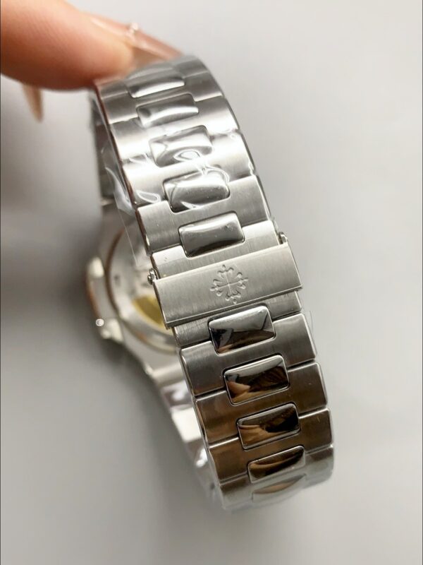 Patek Philippe Nautilus Black Dial Diamond Bezel Stainless Steel Bracelet 1:1 Superclone