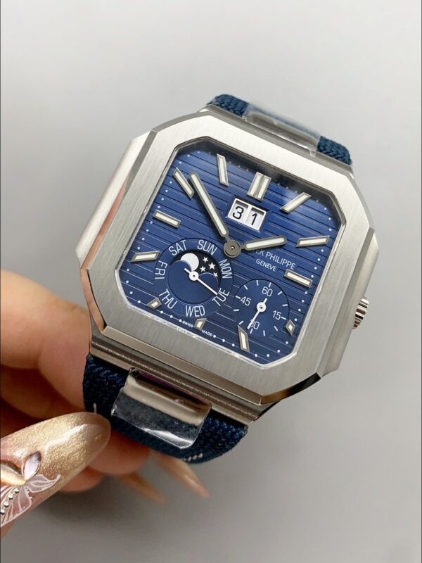 Patek Philippe Cubitus 5822 904L Steel Casing Blue Dial (1:1Super Clone)