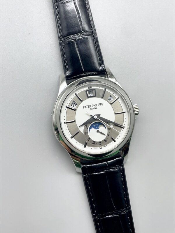 Patek Philippe 5205-001 Complications MoonPhase Light Grey Dial(1:1Super Clone)