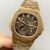 Patek Philippe Nautilus 5712/R Brown Dial Gold Strap(1:1Super Clone)
