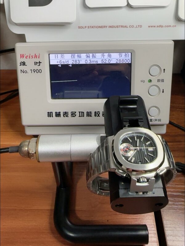 Patek Philippe Nautilus 5980 Chronograph Steel Case in Black Dial (1:1Super Clone)