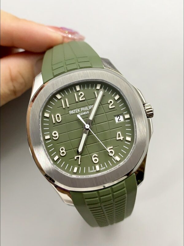 Patek Philippe Aquanaut 5168G Green Dial 904L Steel (1:1Super Clone)