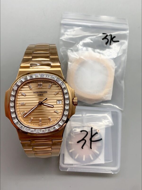 Patek Philippe Nautilus 5711 Rose Gold Dial Rose Gold(1:1 Super Clone)