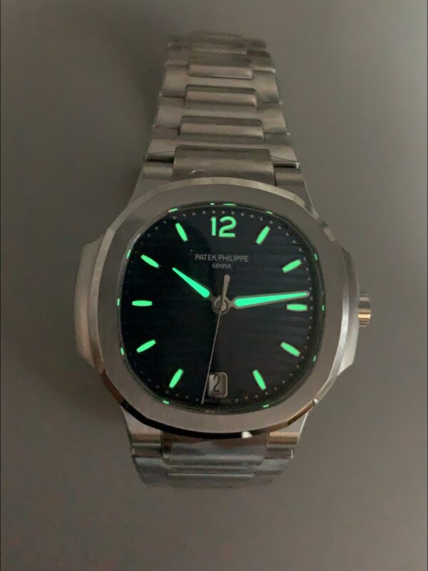 Patek Philippe Nautilus Stainless Steel Blue Dial 1:1 Superclone