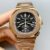 Patek Philippe Nautilus 5980/R Rose Gold 904L Steel Case in Black Dial(1:1 Super Clone)