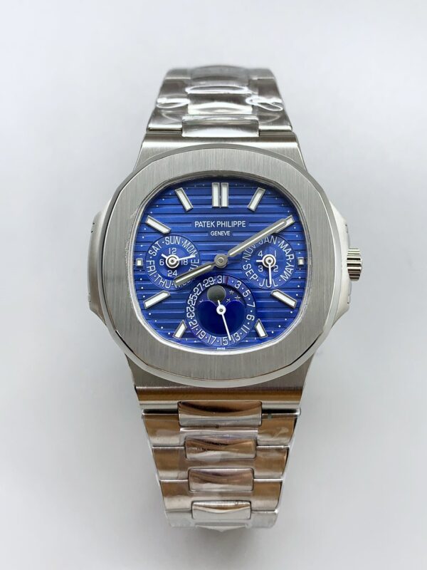 Patek Philippe Nautilus 5740 Perpetual Calendar Stainless Steel Blue Dial(1:1Super Clone)