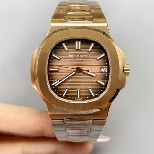 Patek Philippe Nautilus 5711/1R-001 in Rose Gold Brown Dial(1:1Super Clone)