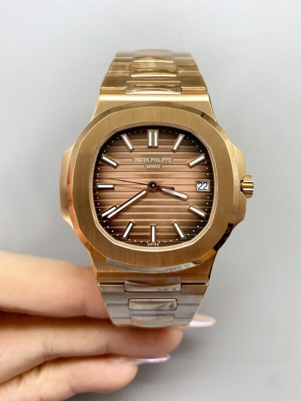 Patek Philippe Nautilus 5711/1R-001 in Rose Gold Brown Dial(1:1Super Clone)