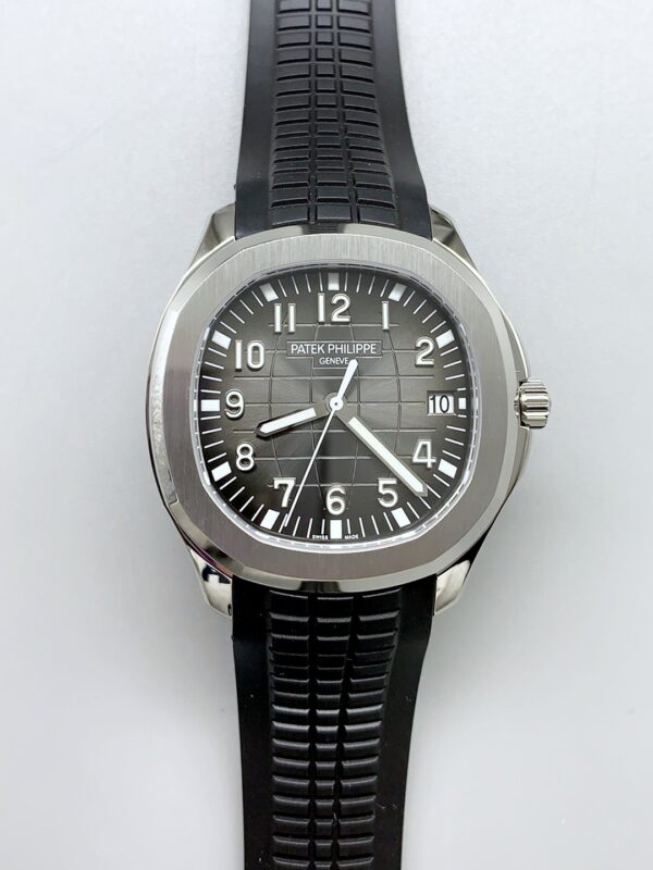 Patek Philippe Aquanaut Stainless Steel Black Dial Rubber Strap 1:1 Superclone