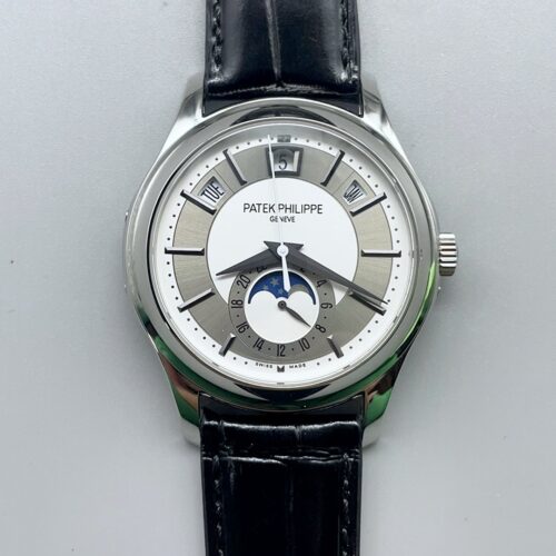 Patek Philippe 5205-001 Complications MoonPhase Light Grey Dial(1:1Super Clone)