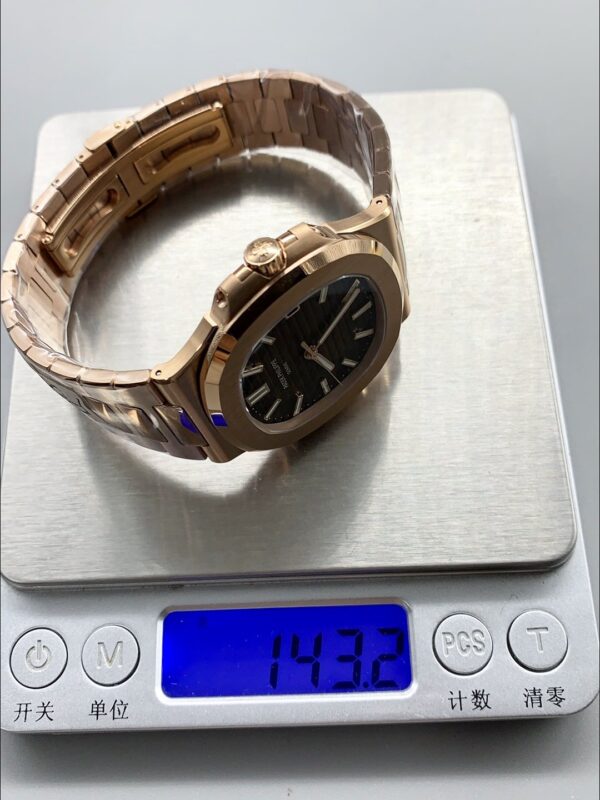 Patek Philippe Nautilus 5711/1R-001 in Rose Gold Brown Dial(1:1Super Clone)