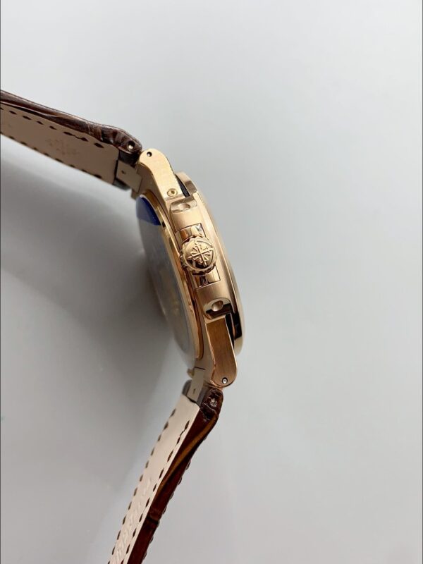 Patek Philippe Nautilus 5712/R Grey Dial Leather Strap(1:1Super Clone)