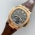 Patek Philippe Nautilus 5712/R Grey Dial Leather Strap(1:1Super Clone)