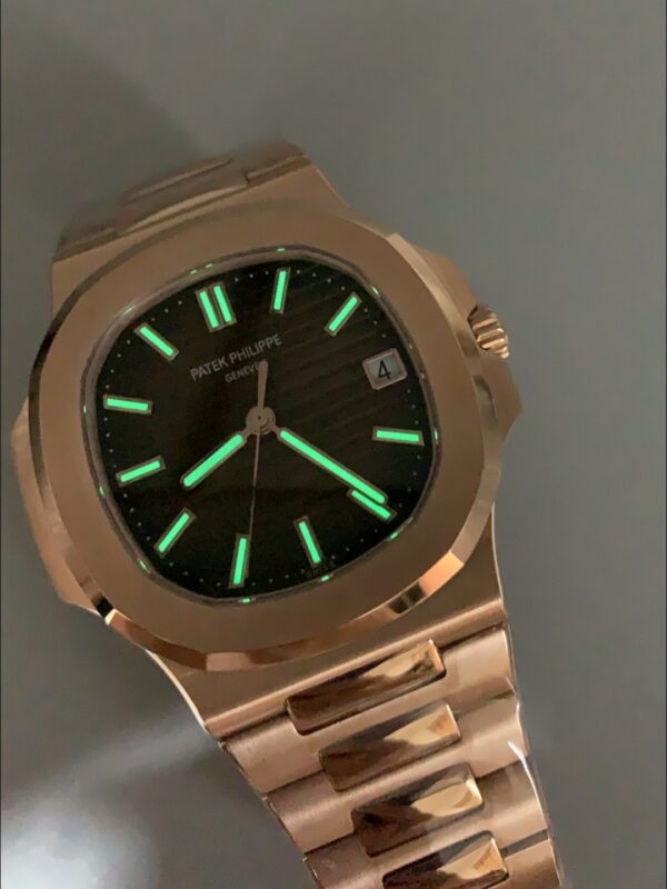 Patek Philippe Nautilus 5711/1R-001 in Rose Gold Brown Dial(1:1Super Clone)
