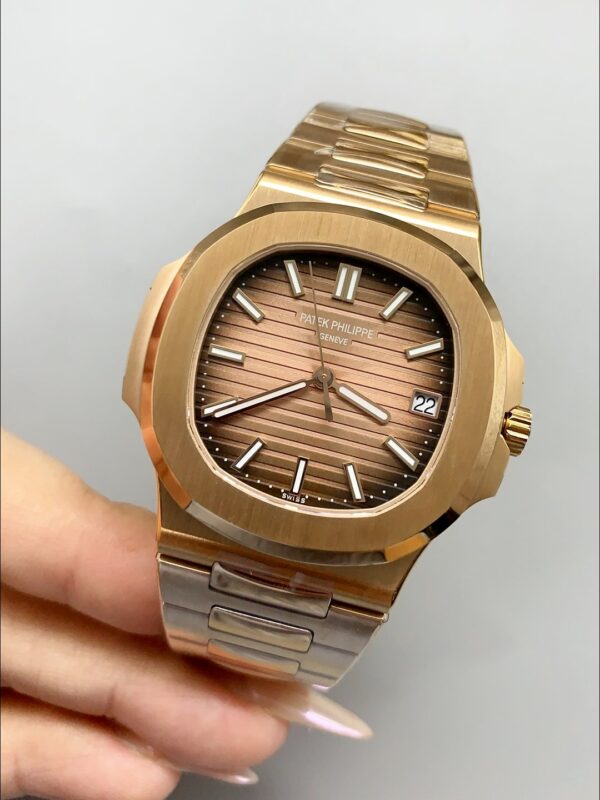 Patek Philippe Nautilus 5711/1R-001 in Rose Gold Brown Dial(1:1Super Clone)