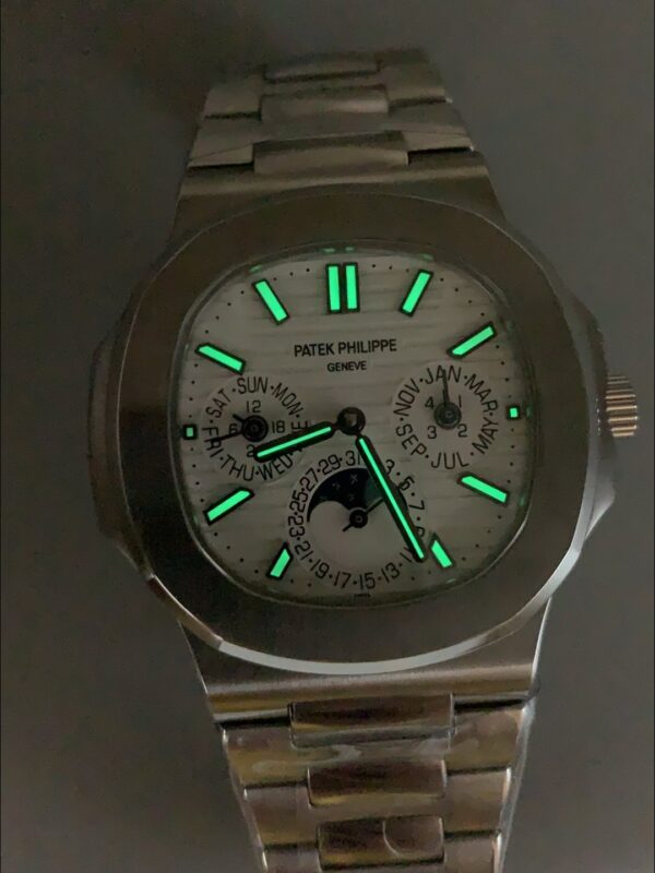 Patek Philippe Nautilus 5740 Perpetual Calendar Stainless Steel White Dial (1:1Super Clone)