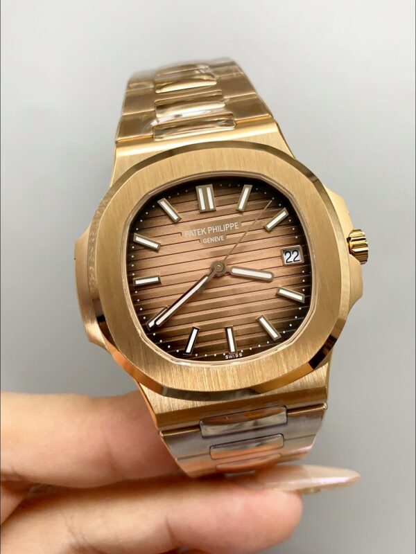 Patek Philippe Nautilus 5711/1R-001 in Rose Gold Brown Dial(1:1Super Clone)