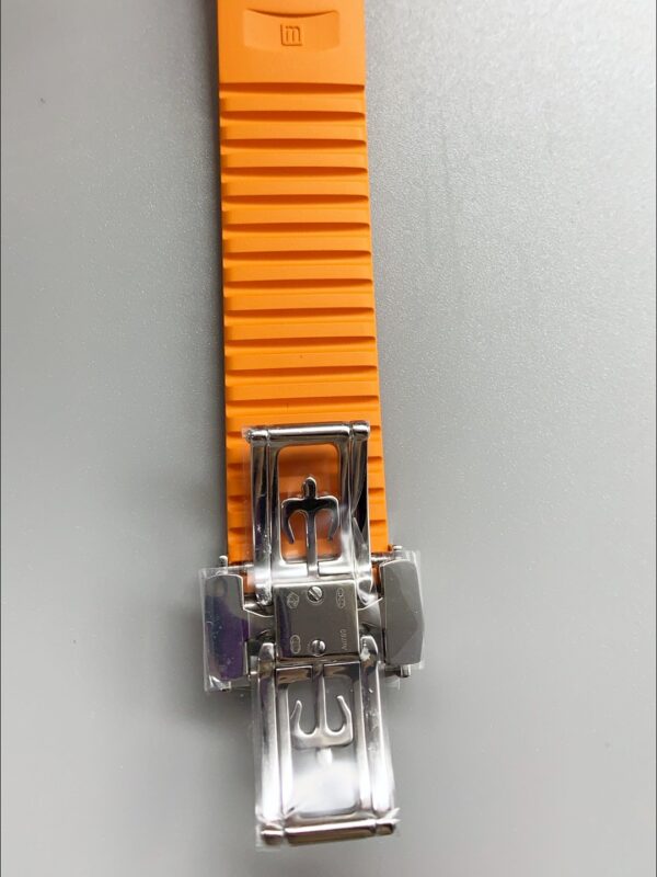 Patek Philippe Aquanaut 5968 Chronograph Steel Casing Orange Strap Watch(1:1 Super Clone)