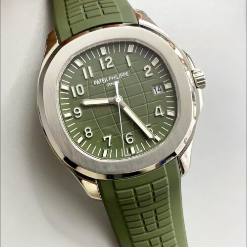 Patek Philippe Aquanaut 5168G Green Dial 904L Steel (1:1Super Clone)