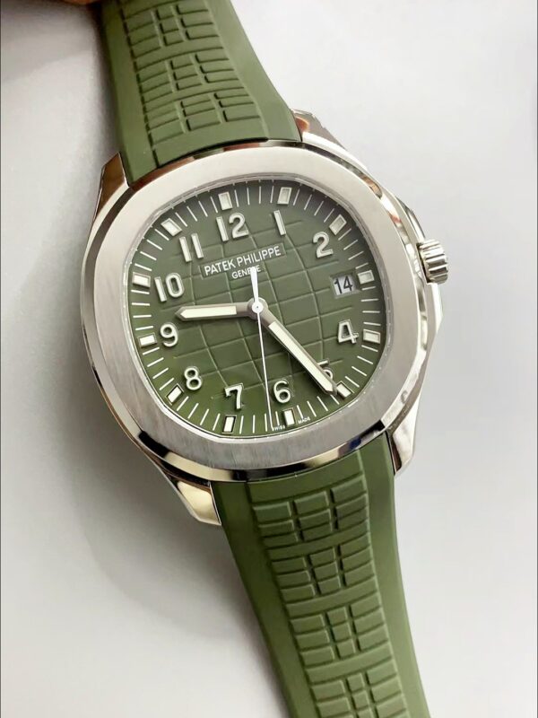 Patek Philippe Aquanaut 5168G Green Dial 904L Steel (1:1Super Clone)