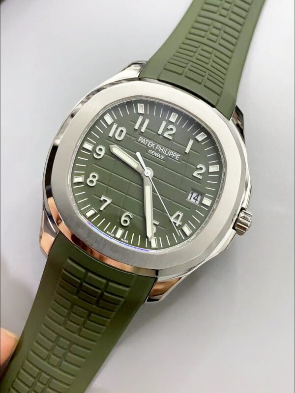 Patek Philippe Aquanaut 5168G Green Dial 904L Steel (1:1Super Clone)