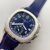 Patek Philippe Aquanaut 5968 Chronograph Steel Casing Blue Dial Watch(1:1 Super Clone)