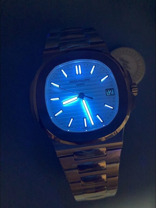 Patek Philippe Nautilus 5711/1R-001 in Rose Gold White Dial(1:1Super Clone)