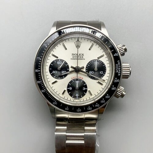 Rolex Vintage Watch With Silver Dial and Steel Bracelet(1;1 Super Clone)