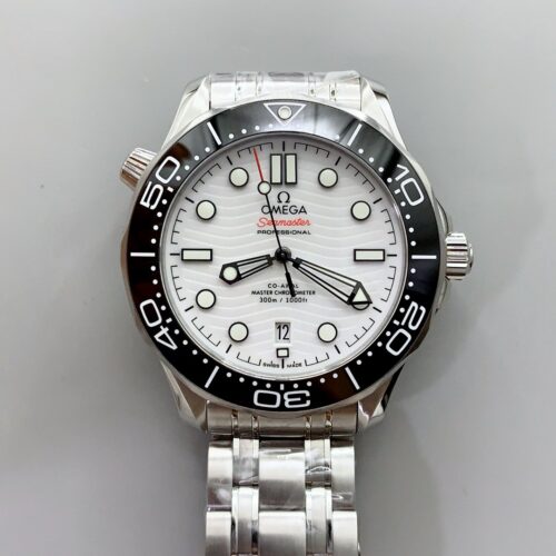 1:1 Superclone Omega Seamaster Diver 300M 42mm White Dial