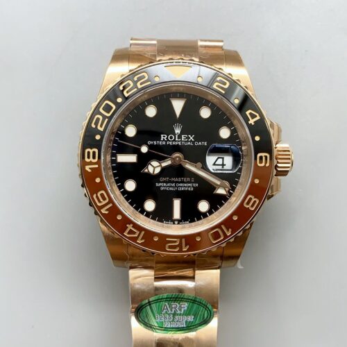 The New Rolex GMT-Master II in Rose Gold.(1:1 Super Clone)