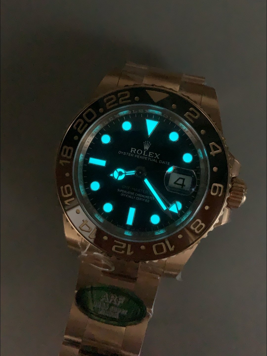 The New Rolex GMT-Master II in Rose Gold.(1:1 Super Clone)