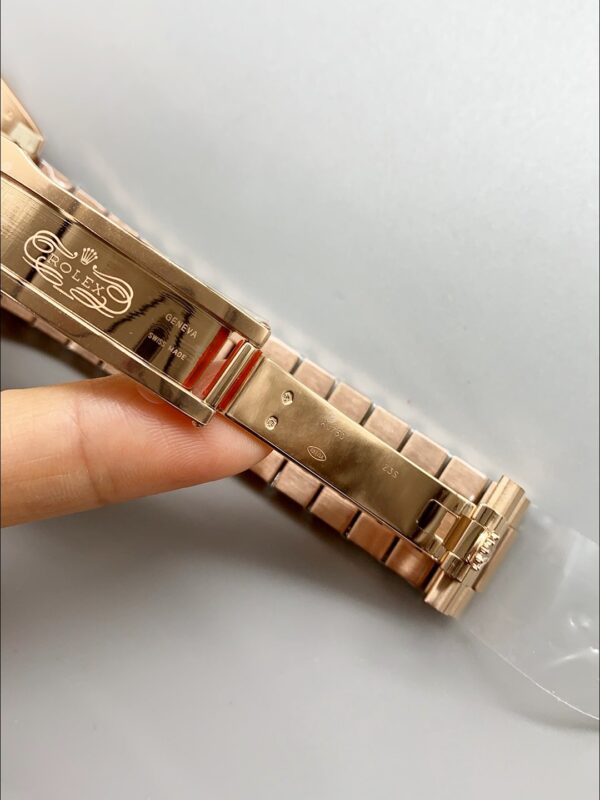 Rolex Day-Date 40 President 18k Rose Gold Slate Ombre Watch(1;1 Super Clone)