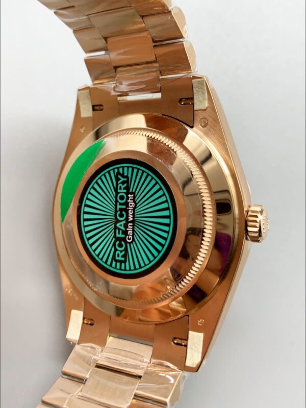 Rolex Day-Date 40 Rose Gold Chocolate Baguette Diamond Dial 228235(1;1 Super Clone)