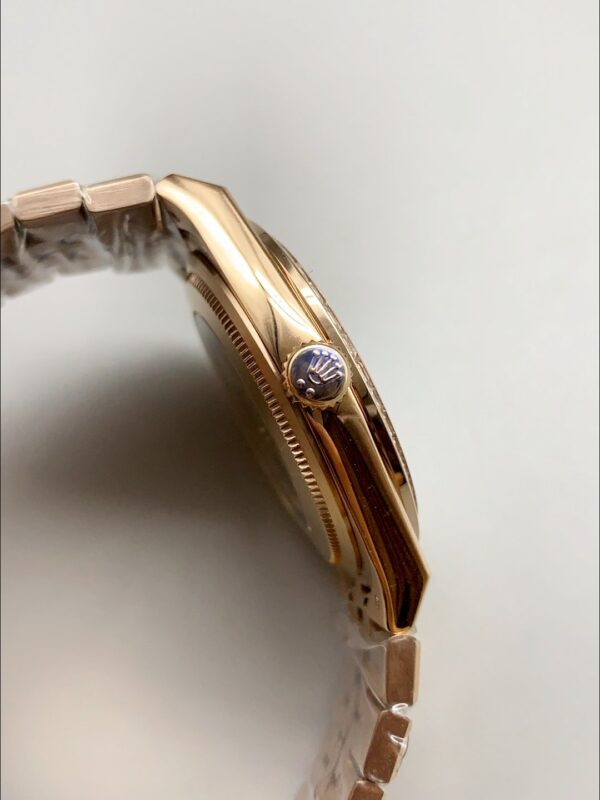 RoleRolex Land-Dweller 127335 Steel Honeycomb Rose Gold 40MM(1:1 Super Clone)