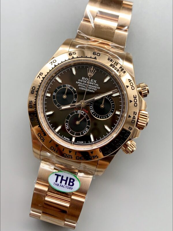 Rolex Daytona Brown Dial Rose Gold Model M116505(1:1Super Clone)