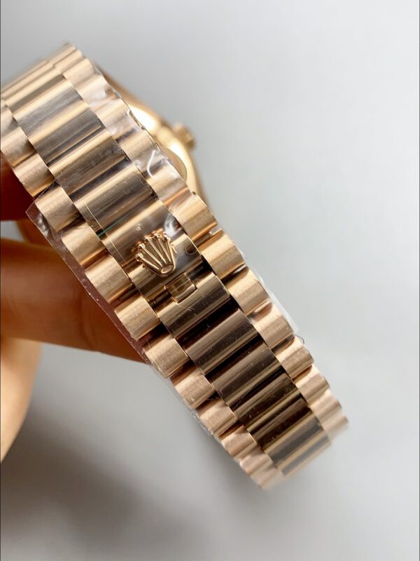 Rolex Day-Date 40 President 18k Rose Gold Slate Ombre Watch(1;1 Super Clone)