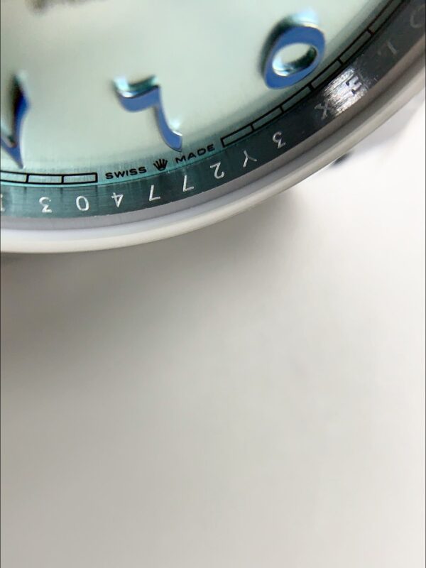 Rolex Day-Date Ice Blue Dial Middle Eastern Numerals Mechanical Watch(1;1Super Clone)