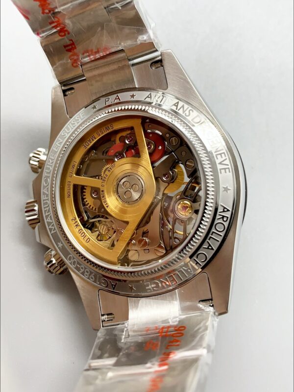 Rolex Daytona Skeleton Dial Carbon Fiber Mechanical Watch (1:1 Super Clone)