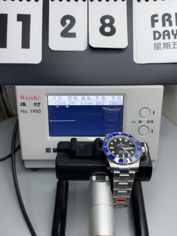 Rolex Submariner 41mm Blue Bezel White Gold 126619LB (1;1 Super Clone)