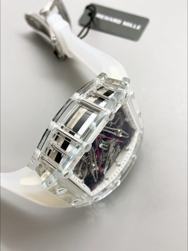 Richard Mille RM38-02 Transparent Crystal Case Tourbillon Mechanical Watch(1;1 Super Clone)