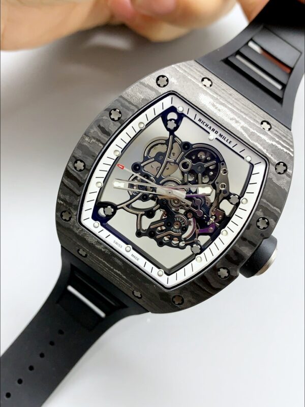 Richard Mille RM055 mechanical watch with carbon fiber case (1;1 Super Clone)