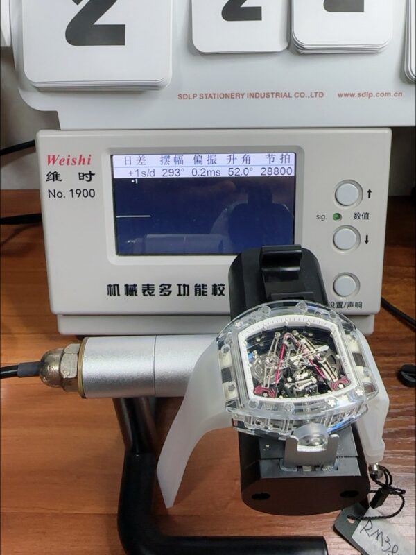 Richard Mille RM38-02 Transparent Crystal Case Tourbillon Mechanical Watch(1;1 Super Clone)