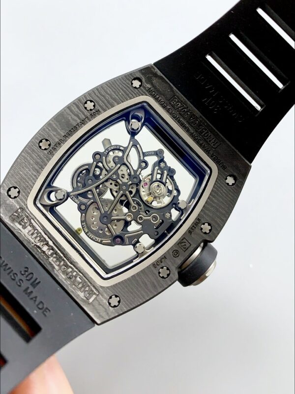 Richard Mille RM055 mechanical watch with carbon fiber case (1;1 Super Clone)