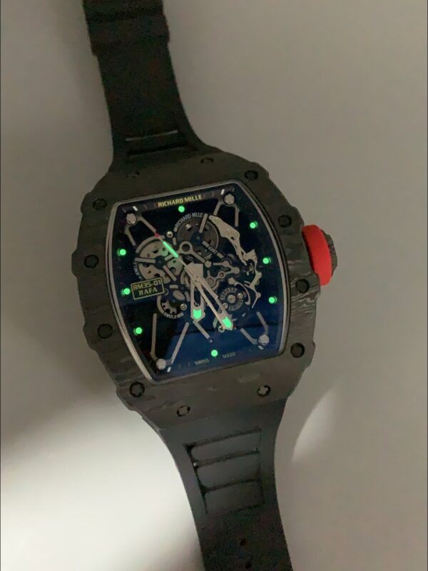 Richard Mille RM 35-01 Rafael Nadal Black NTPT Carbon(1;1 Super Clone)