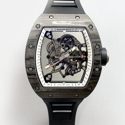 Richard Mille RM055 mechanical watch with carbon fiber case (1;1 Super Clone)