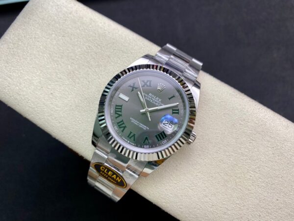 1:1 super clone Datejust 36MM &41 Wimbledon: Ref. 126334