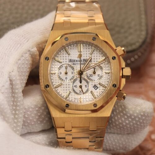 Audemars Piguet Royal Oak Chronograph Rose Gold on 904L Steel – 1:1 Superclone